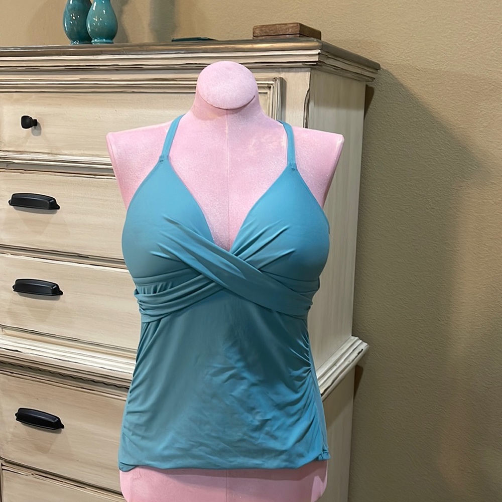 Apt. 9 from Kohls tankini top w/molded cups & adjustable straps Sz. XL.